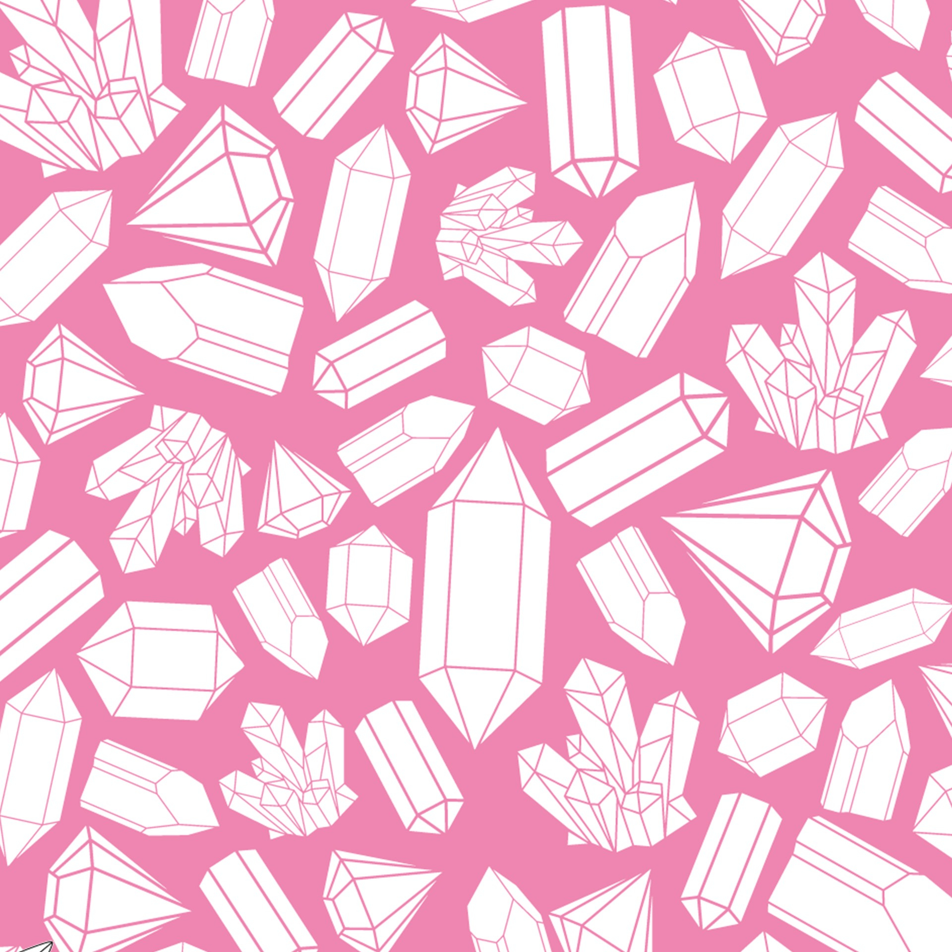 Crystal Pattern Printable Origami Paper Paper Kawaii Shop