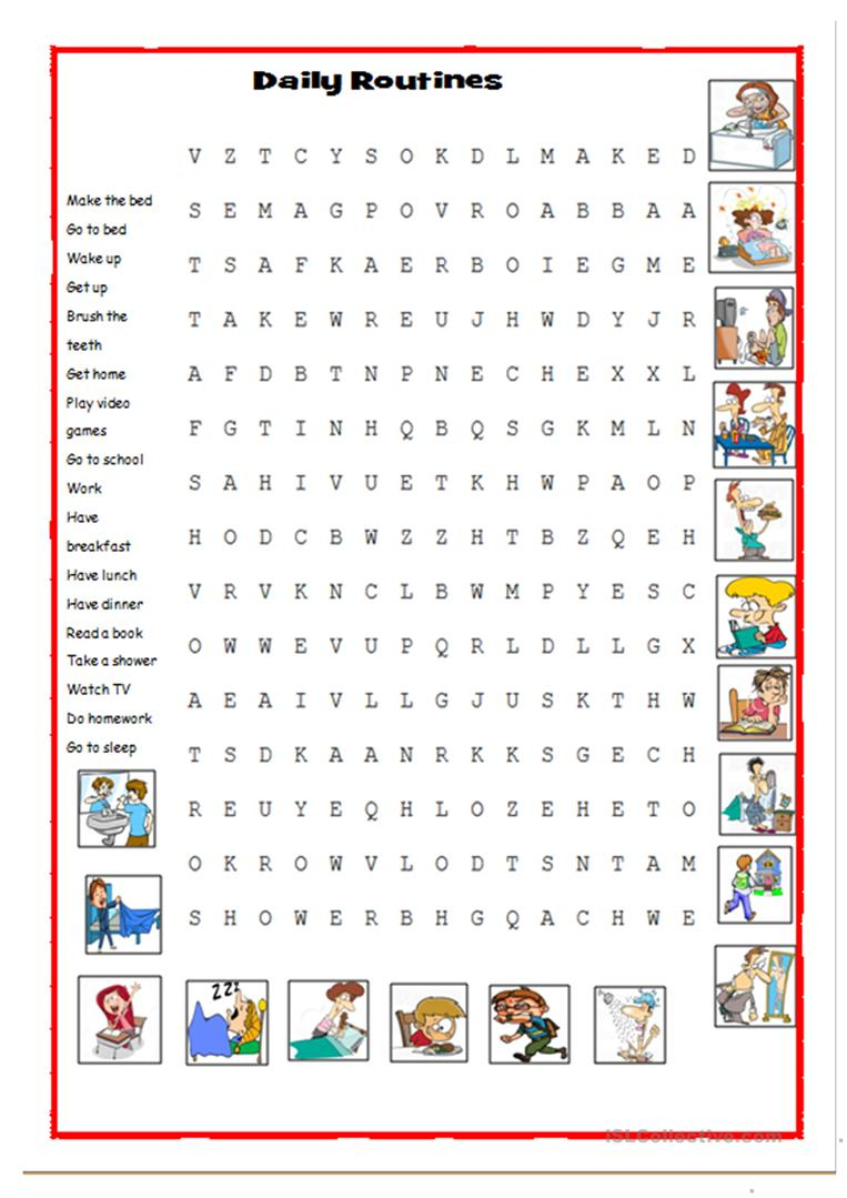 Printable Word Searches Daily FreePrintableTM