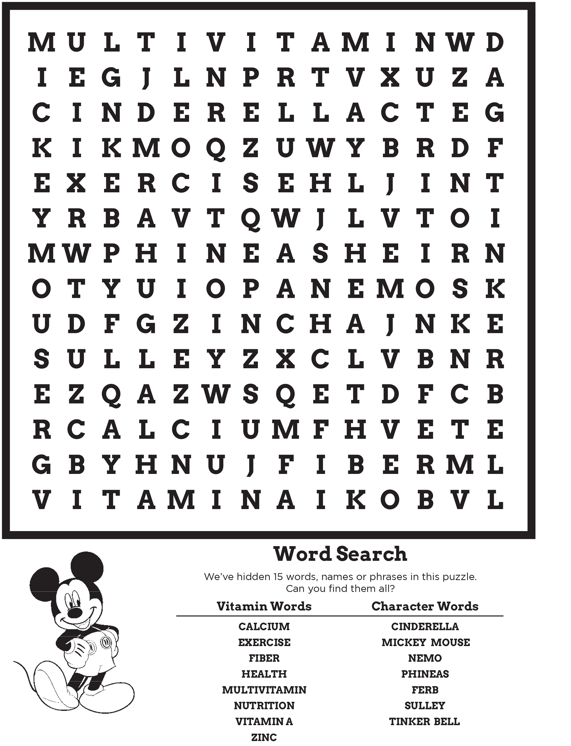 printable word search puzzles for middle school