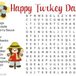 Easy And Hard Fall Thanksgiving Word Searches