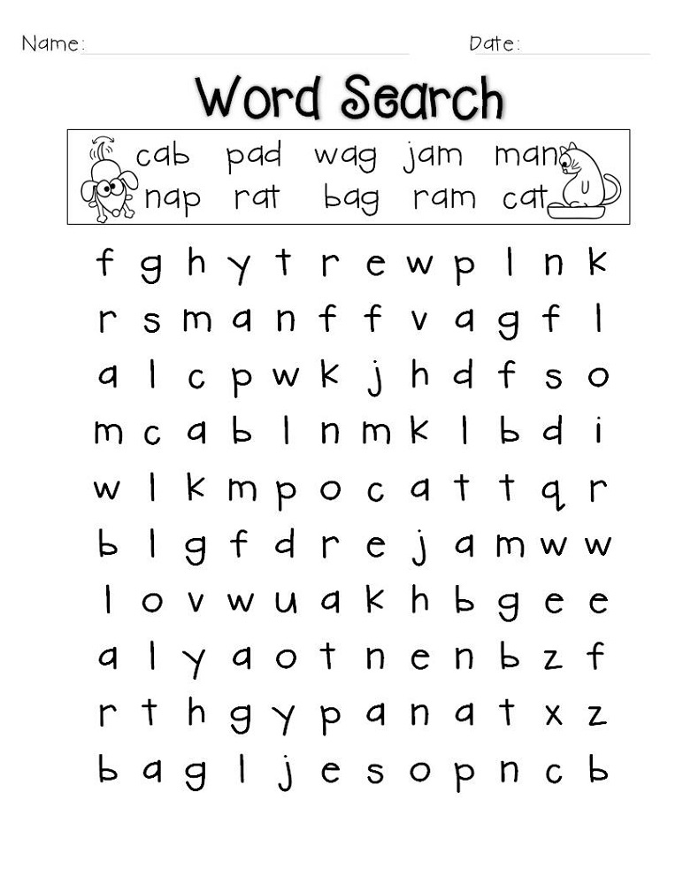 easy printable word search puzzles free