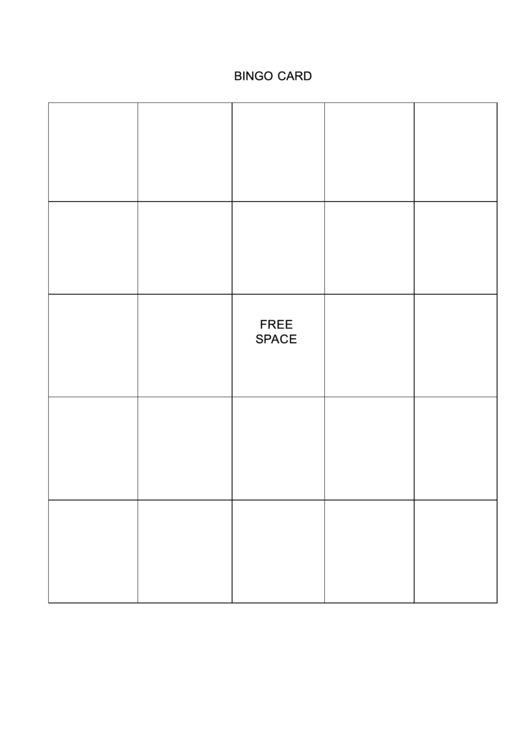 Fillable Bingo Card Template Fillable Printable Pdf Download