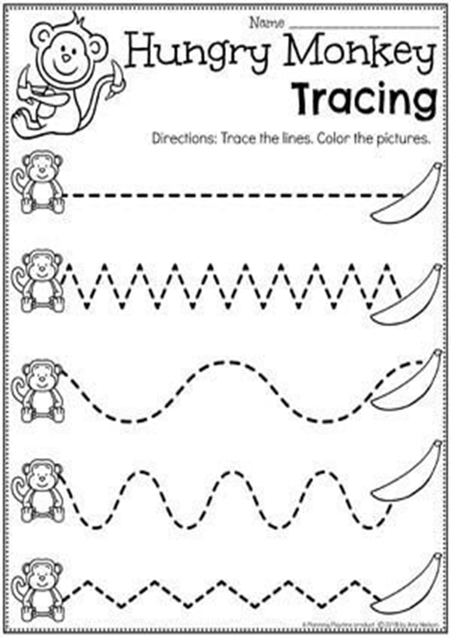 Free And Easy To Print Tracing Lines Worksheets Tulamama