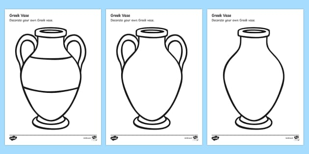 FREE Greek Vase Design Sheet teacher Made 