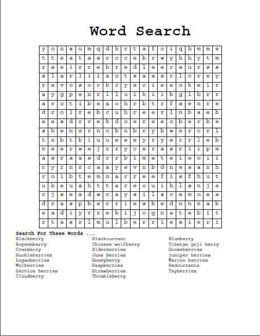 Word Search Generator Free Printable Bdalotto