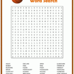 Free Printable Basketball Word Search Basketball Theme