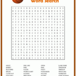 Free Printable Basketball Word Search Word Search