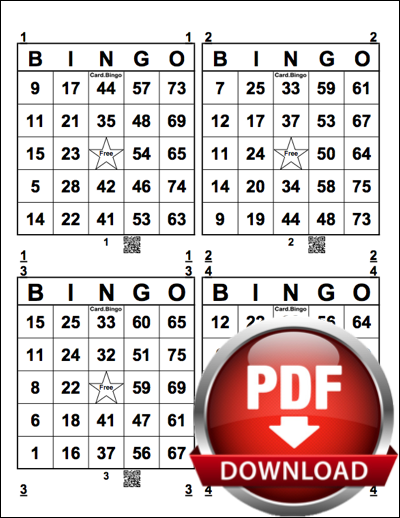 Free Printable Bingo Cards Bingo Card Generator