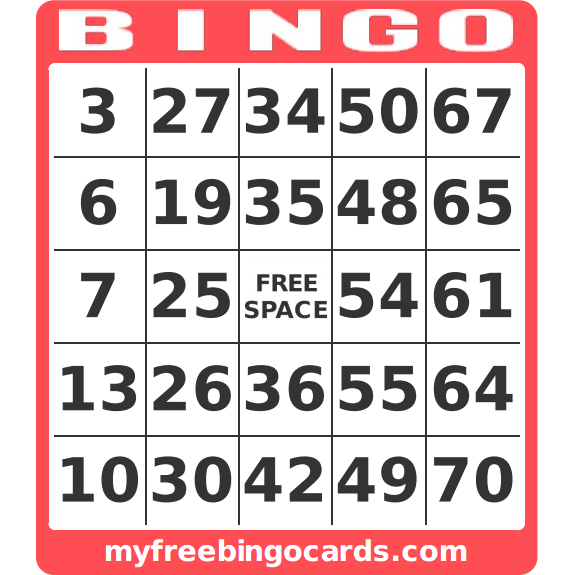 Free Printable Bingo Cards Bingo Card Template Free 