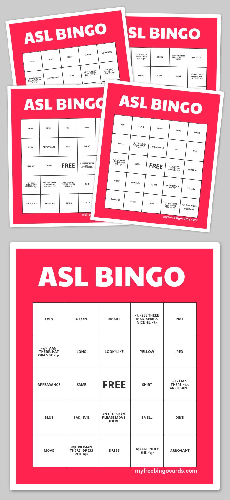 Free Printable Bingo Cards Projects To Try Sunday 