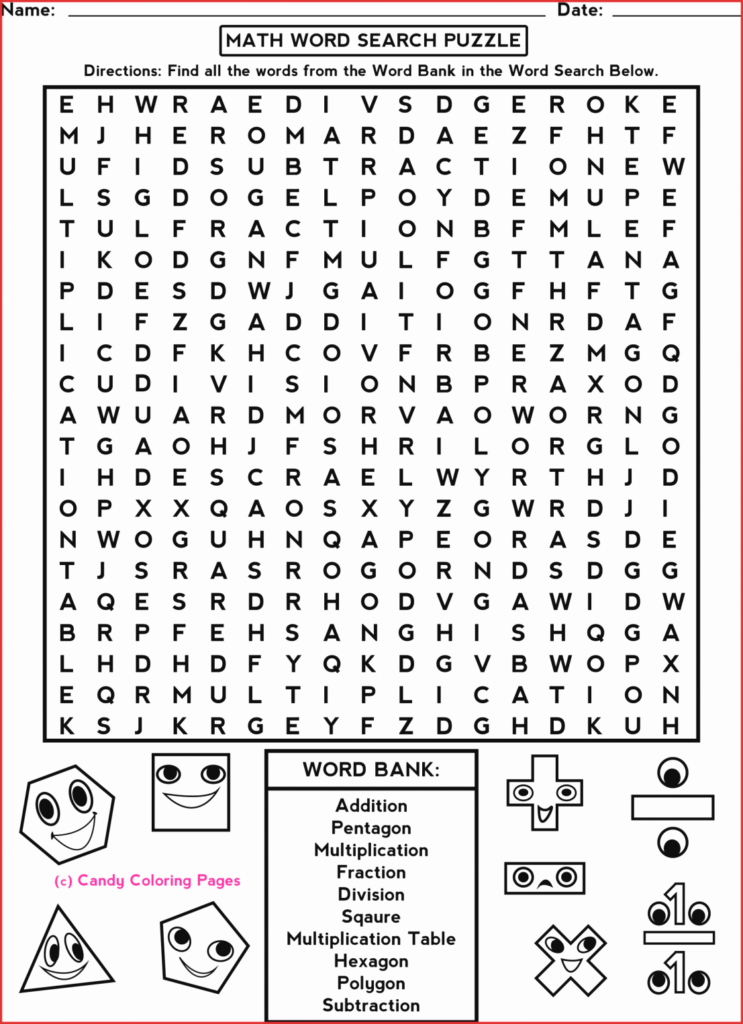 Free Printable Word Searches For 7th Graders | FreePrintableTM.com