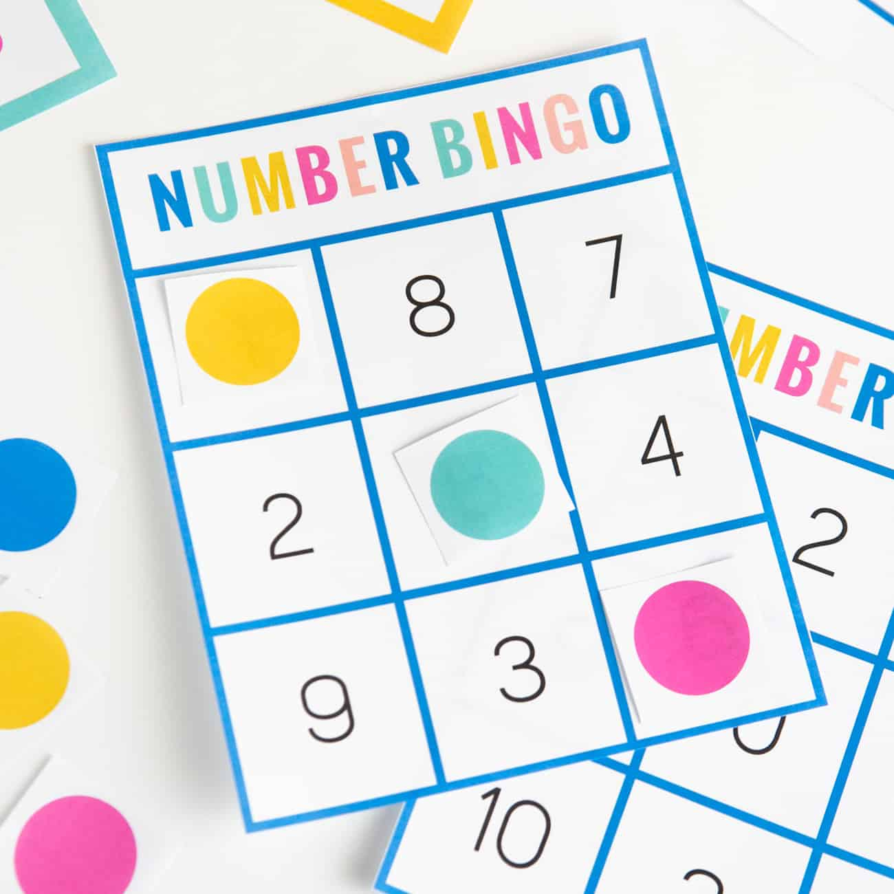 Free Printable Number Bingo Design Eat Repeat