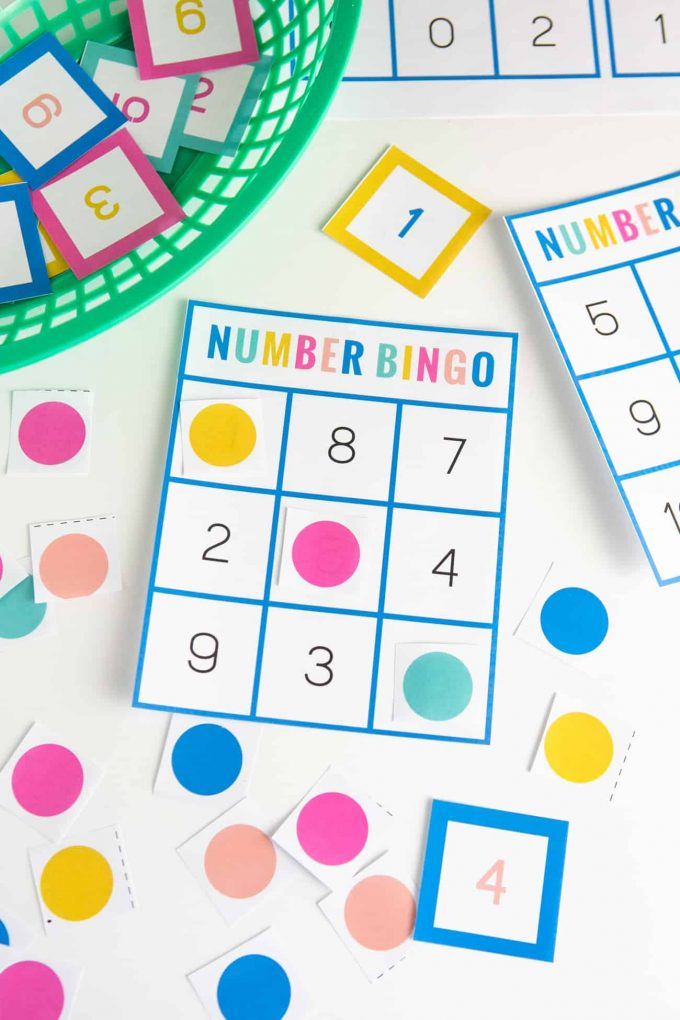 Free Printable Number Bingo Design Eat Repeat