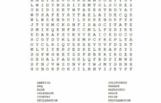 Free Printable Patriotic Word Search with Three Different