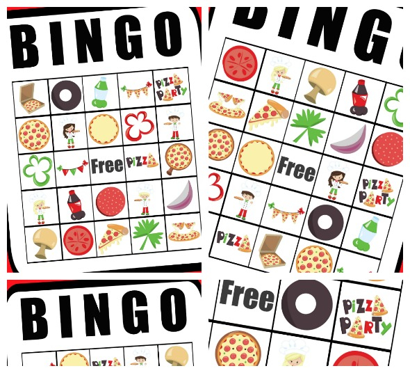 Free Printable Pizza Party Bingo Busy Moms Helper