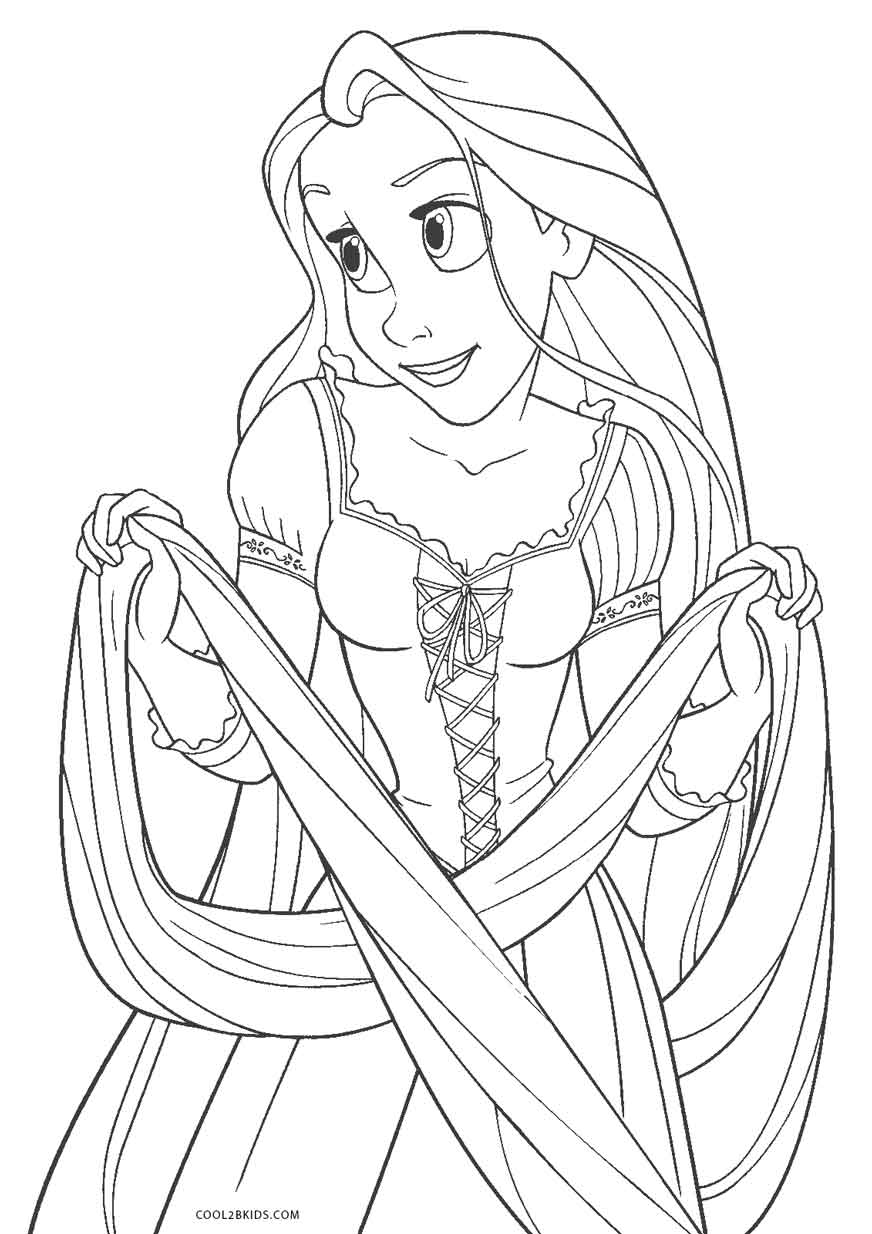 Free Printable Tangled Coloring Pages For Kids