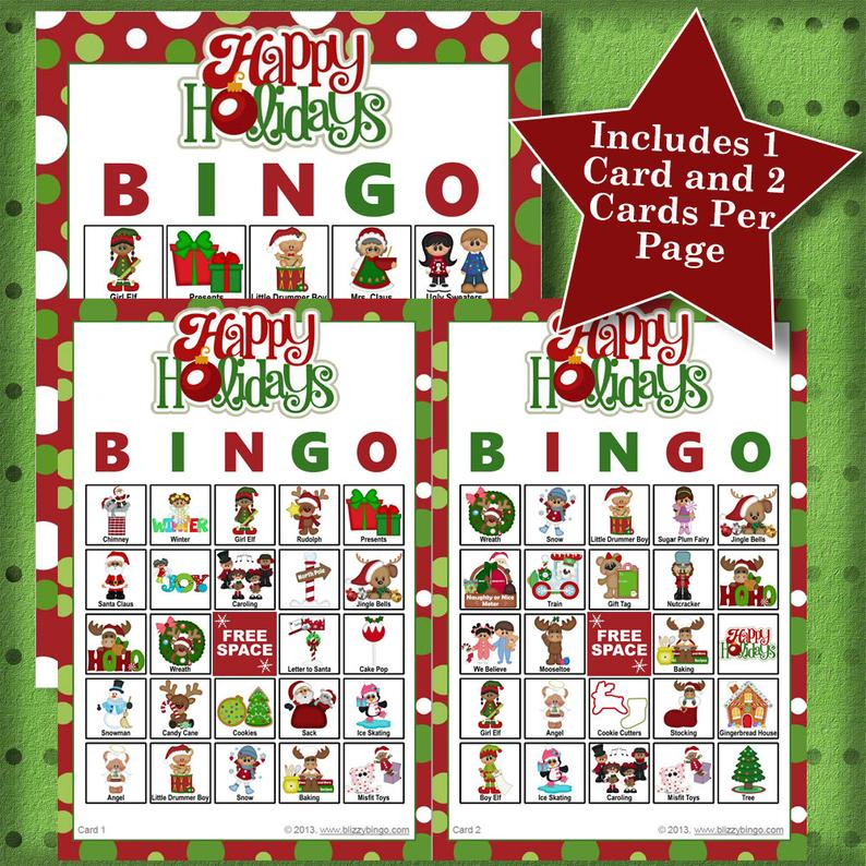 Printable Bingo Cards 5x5