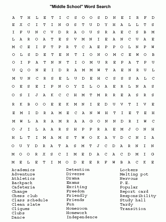 Homepage Wordsearch