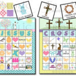 Items Similar To Easter Religious Bingo 20 Printable Cards