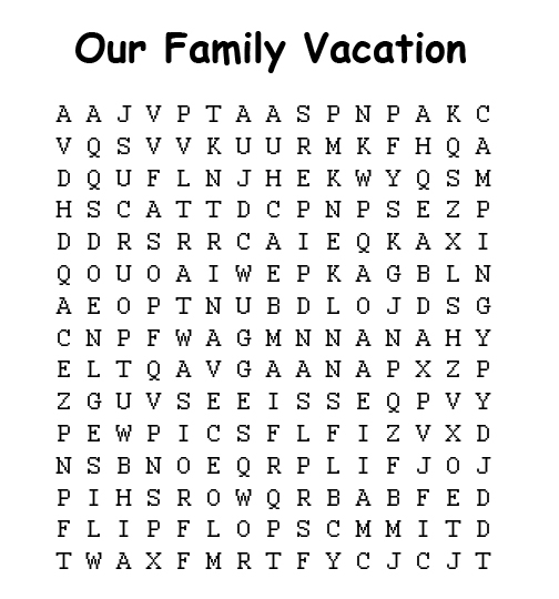 Make A Word Search DriverLayer Search Engine