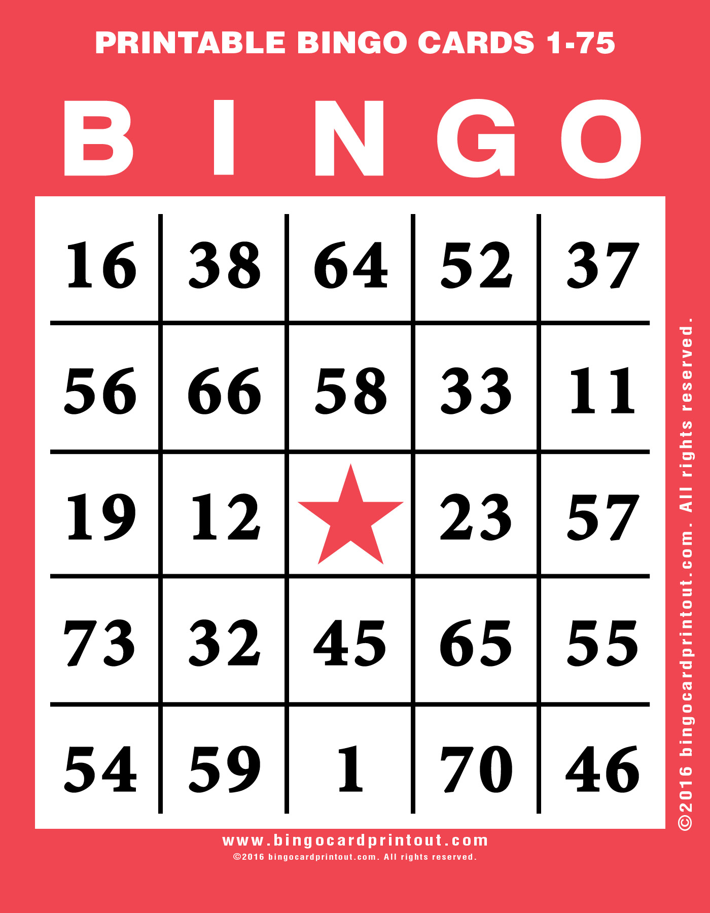 Massif Printable Bingo Cards 1 75 Barrett Website