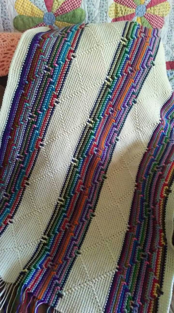 Navajo Crochet Pattern Navajo Indian Diamond Afghan Made