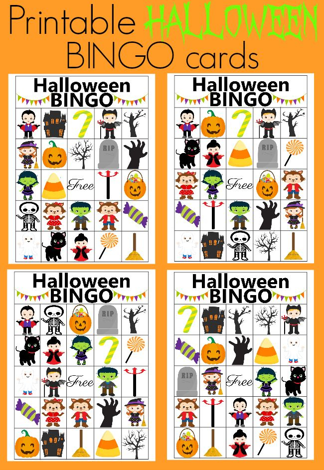 Our Thrifty Ideas Halloween BINGO Free Printable 