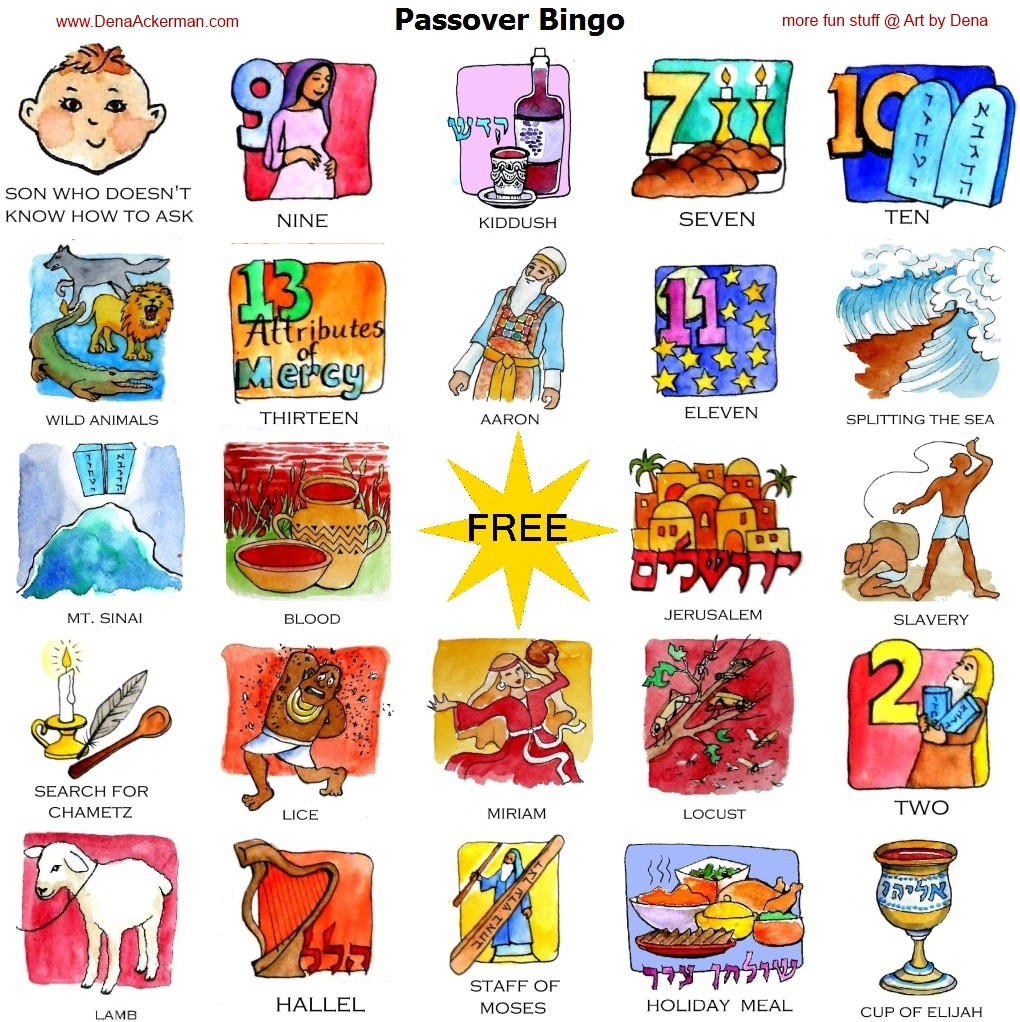 Passover Bingo Printable Files