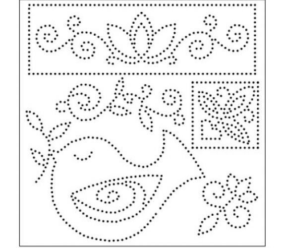 Pin Pricking Artwork Free Craft Templates Candlewicking 