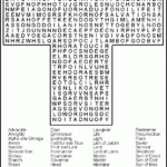 Printable Bible Word Search Puzzles Bible Word Searches