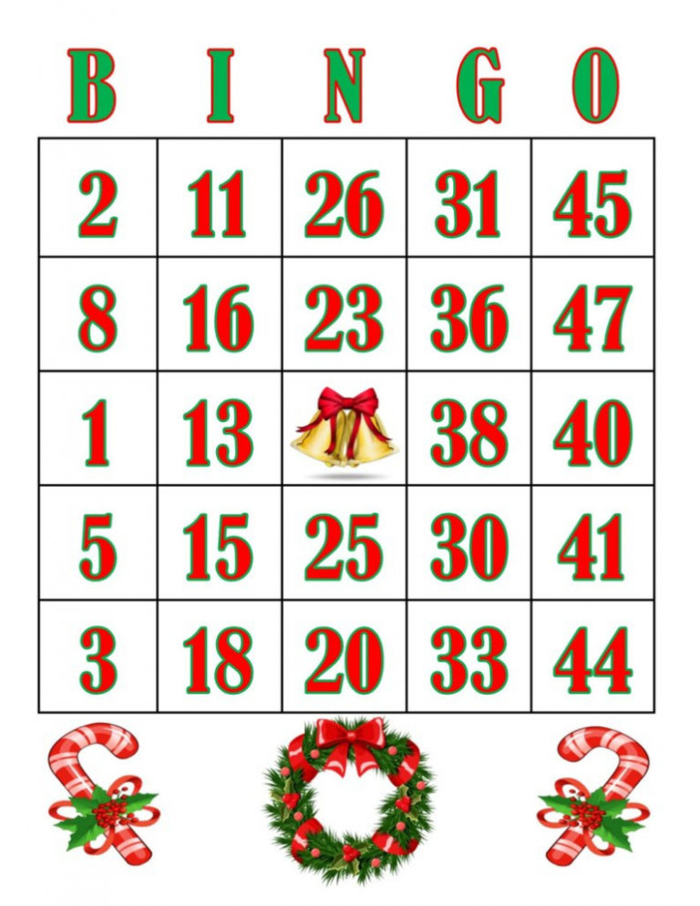 Printable Bingo Cards 1 20 Printable Card Free | FreePrintableTM.com