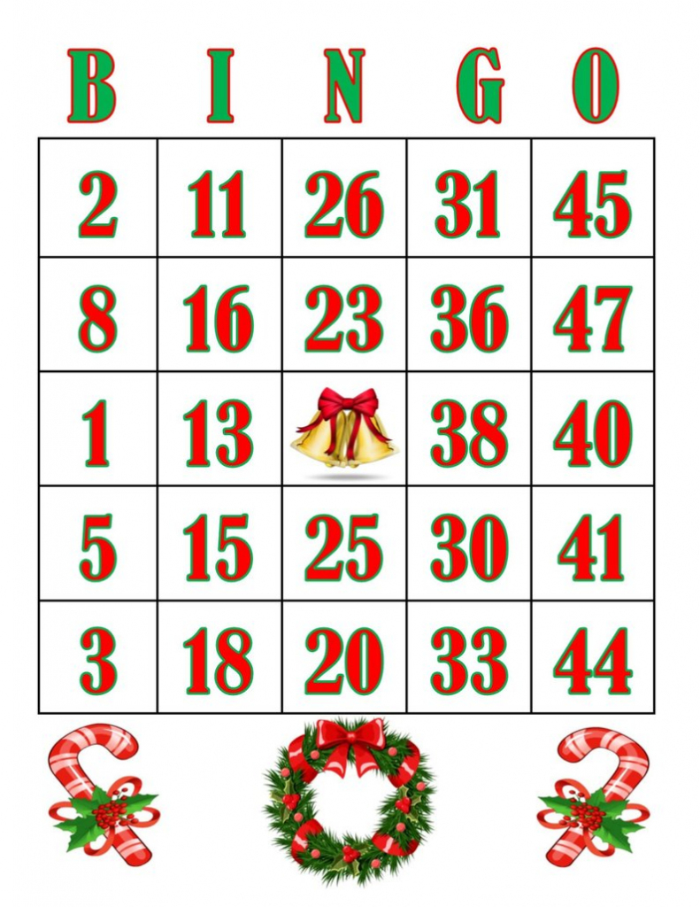 Printable Bingo Cards 1 20 Printable Card Free