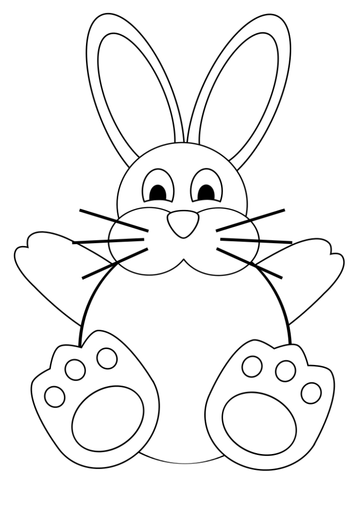 Free Printable Easter Bunny Template FreePrintableTM com