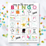 Printable New Year S Eve BINGO Sheets