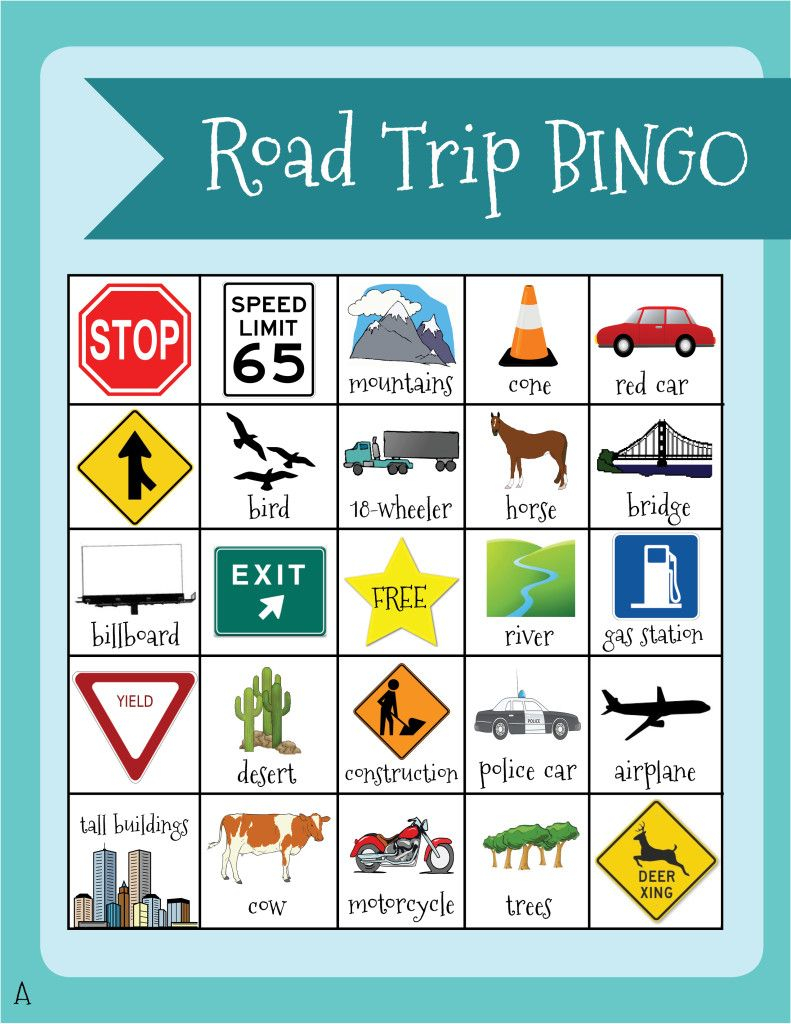 Road Trip Keeping The Kids Happy Road Trip Bingo Road 