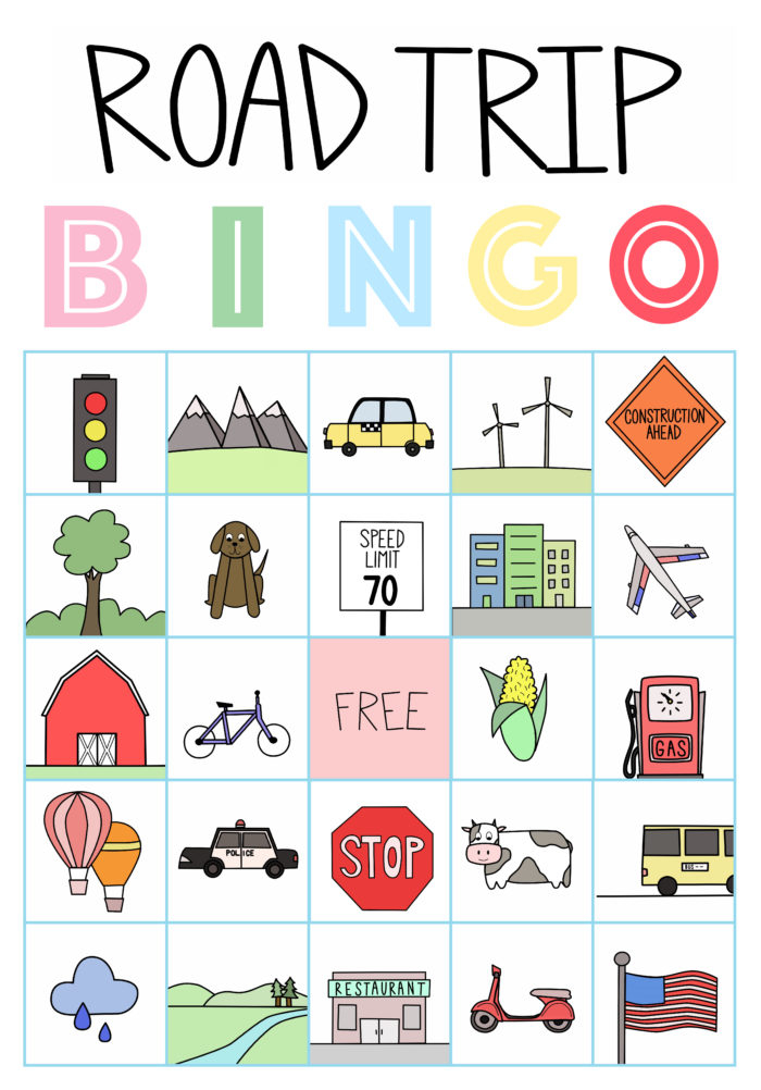 Road Trip Snacks And Free Printable Car Bingo Oh Sweet Basil