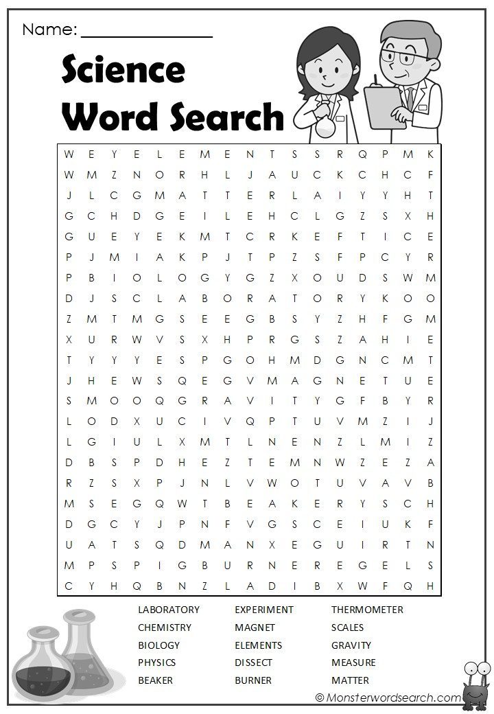 Free Printable Word Searches For 5th Grade