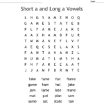 Short Vowel Word Search Printable Word Search Printable