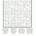 Spring Word Search Printable Difficult Word Search Printable