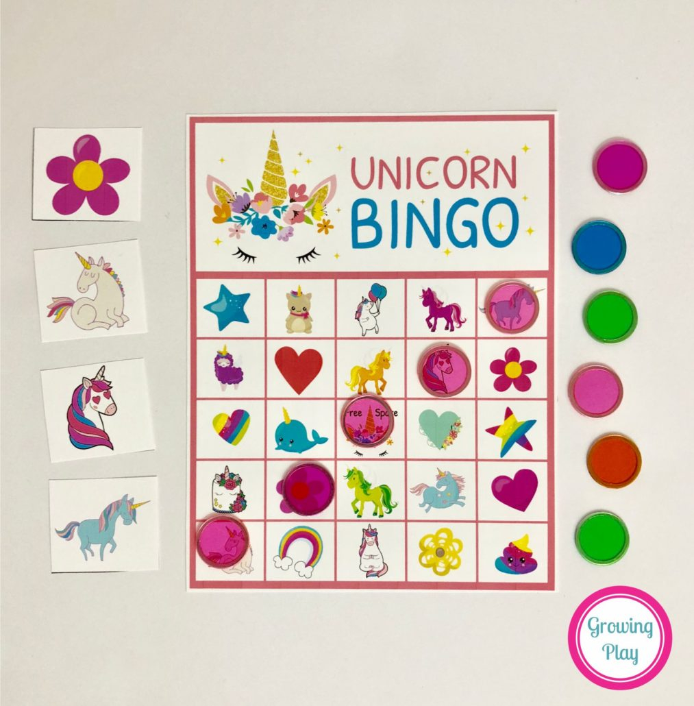 Unicorn Bingo Blauthors