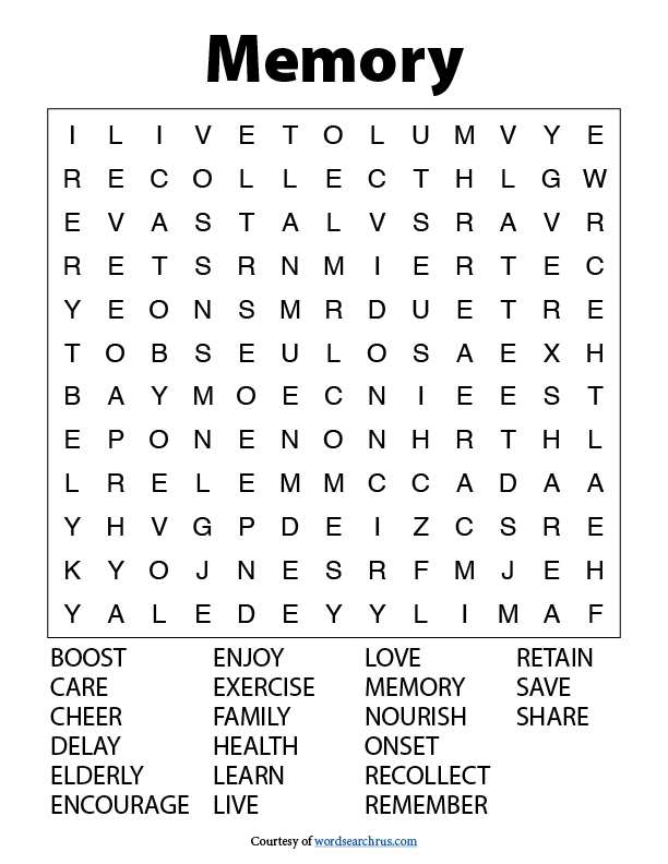 Large Print Word Search Puzzles For Seniors Printable FreePrintableTM