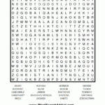 World Religions Printable Word Search Puzzle