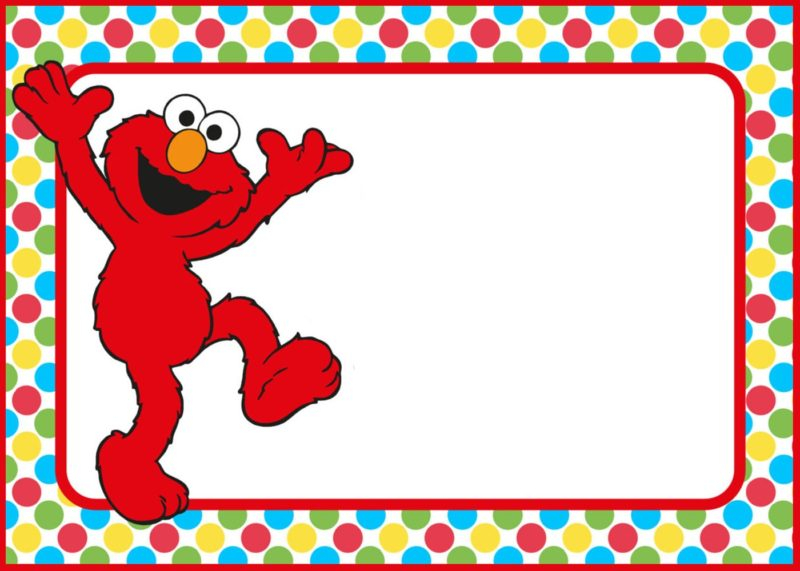 12 Printable Elmo Invitations Children s Favorite 