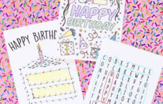 15 Free Printable Birthday Cards For Kids The Yellow