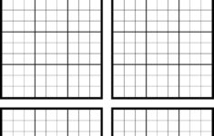 3 Printable Sudoku Grids Free Download