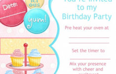 A Cupcake Decorating Party Invitation Free Printable