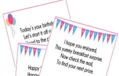 A Super Fun Free Printable Birthday Scavenger Hunt Play