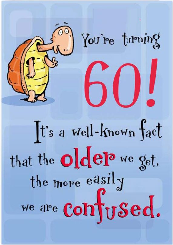 AMSBE Funny 60 Birthday Card Cards 60th Birthday Card 