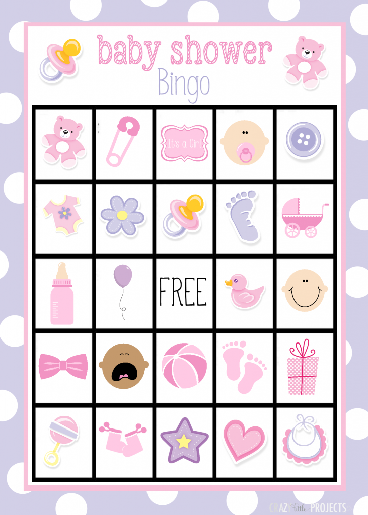 Baby Shower Bingo Cards