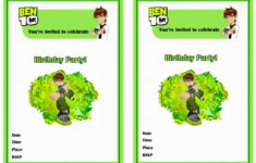 Ben 10 Birthday Invitations Birthday Printable Ben 10